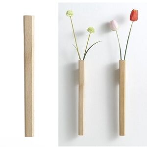 New Wood Wall Planter Vase Mounted Planters for Indoor Plants Wall Propagation
